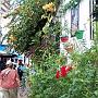 ruelle fleurie près de notre hôtel, à Torremolinos